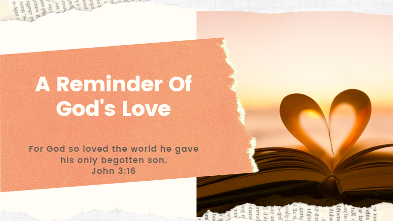 A Reminder Of God's Love