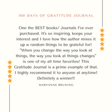 Load image into Gallery viewer, The Original 100 days of Gratitude Journal