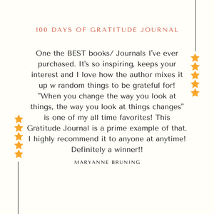 The Original 100 days of Gratitude Journal