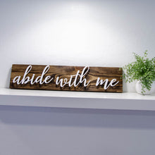 Load image into Gallery viewer, Abide With Me Raised Metal Art